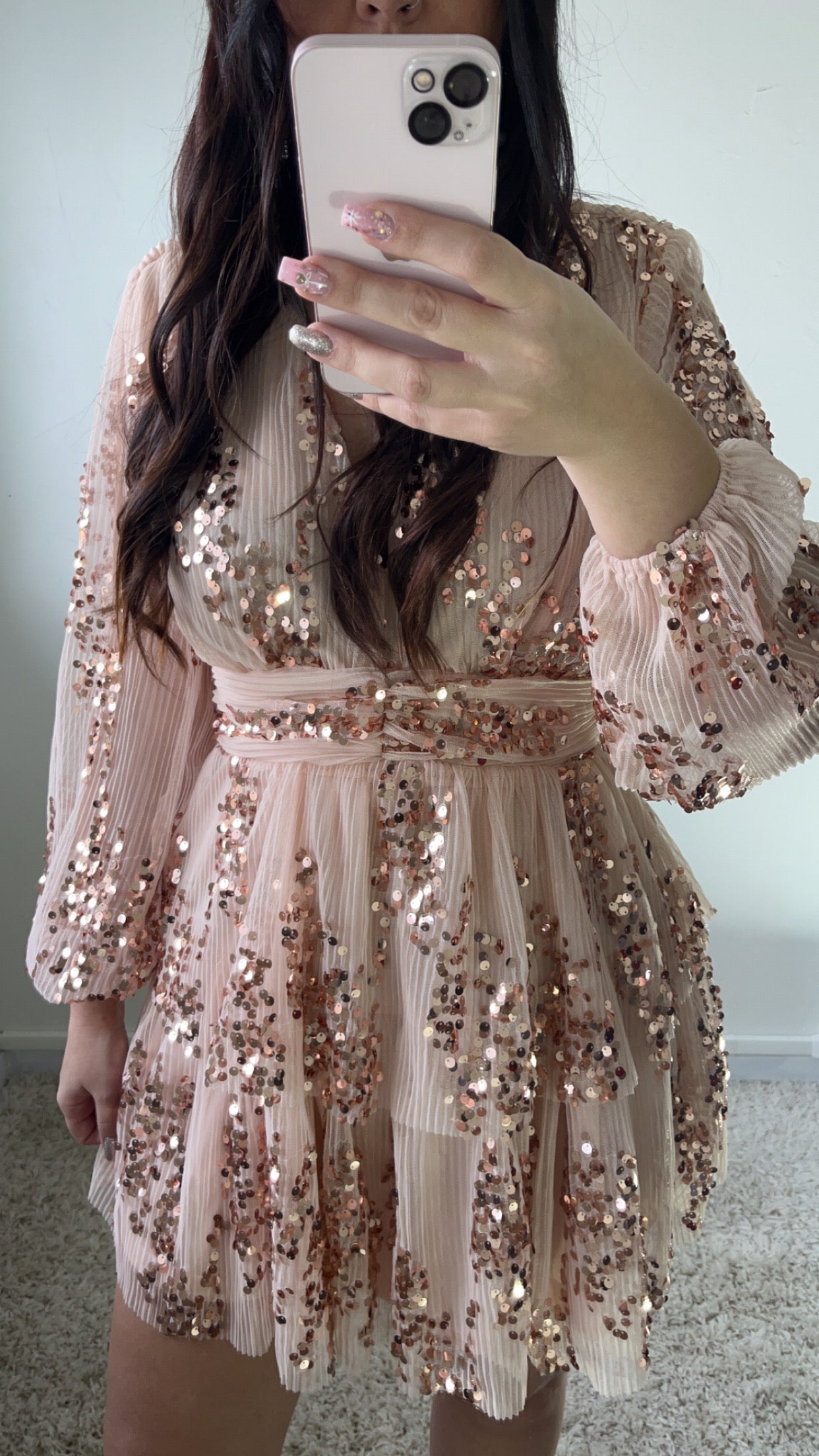 Robe Noël Pink Gold