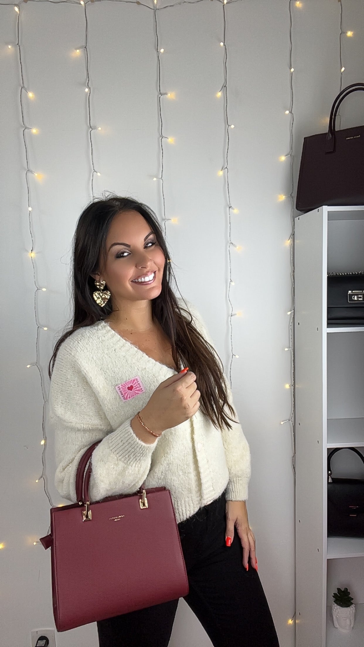 Veste-Pull Carla Écru
