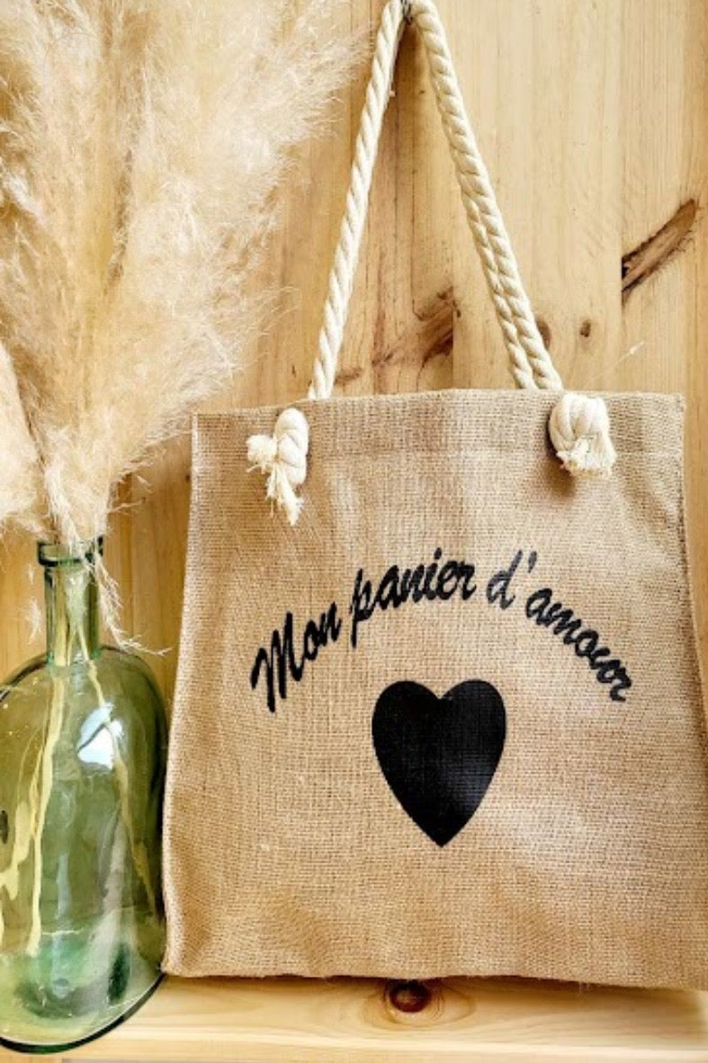 Cabas Mon Panier d'Amour