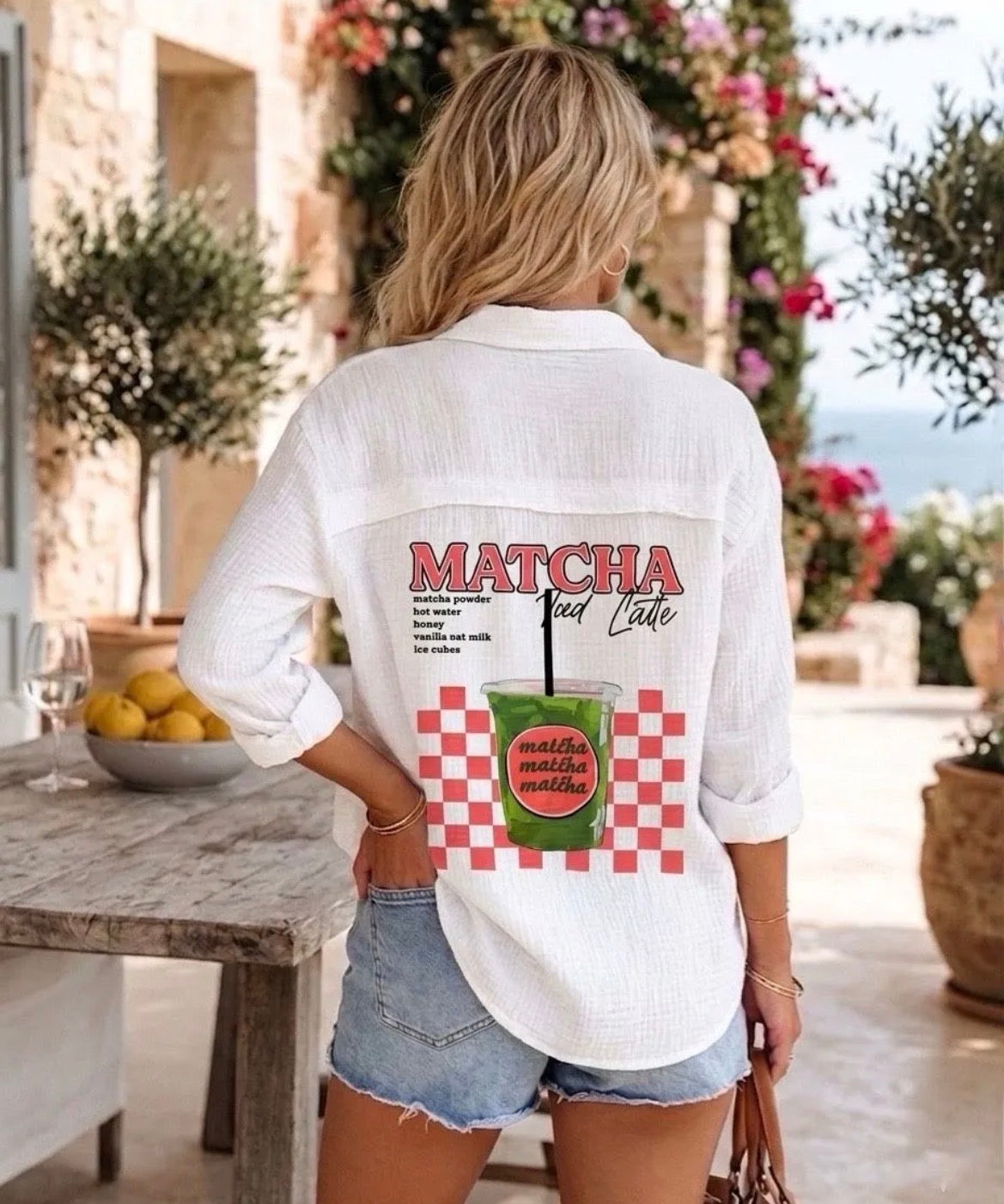 Chemise Matcha