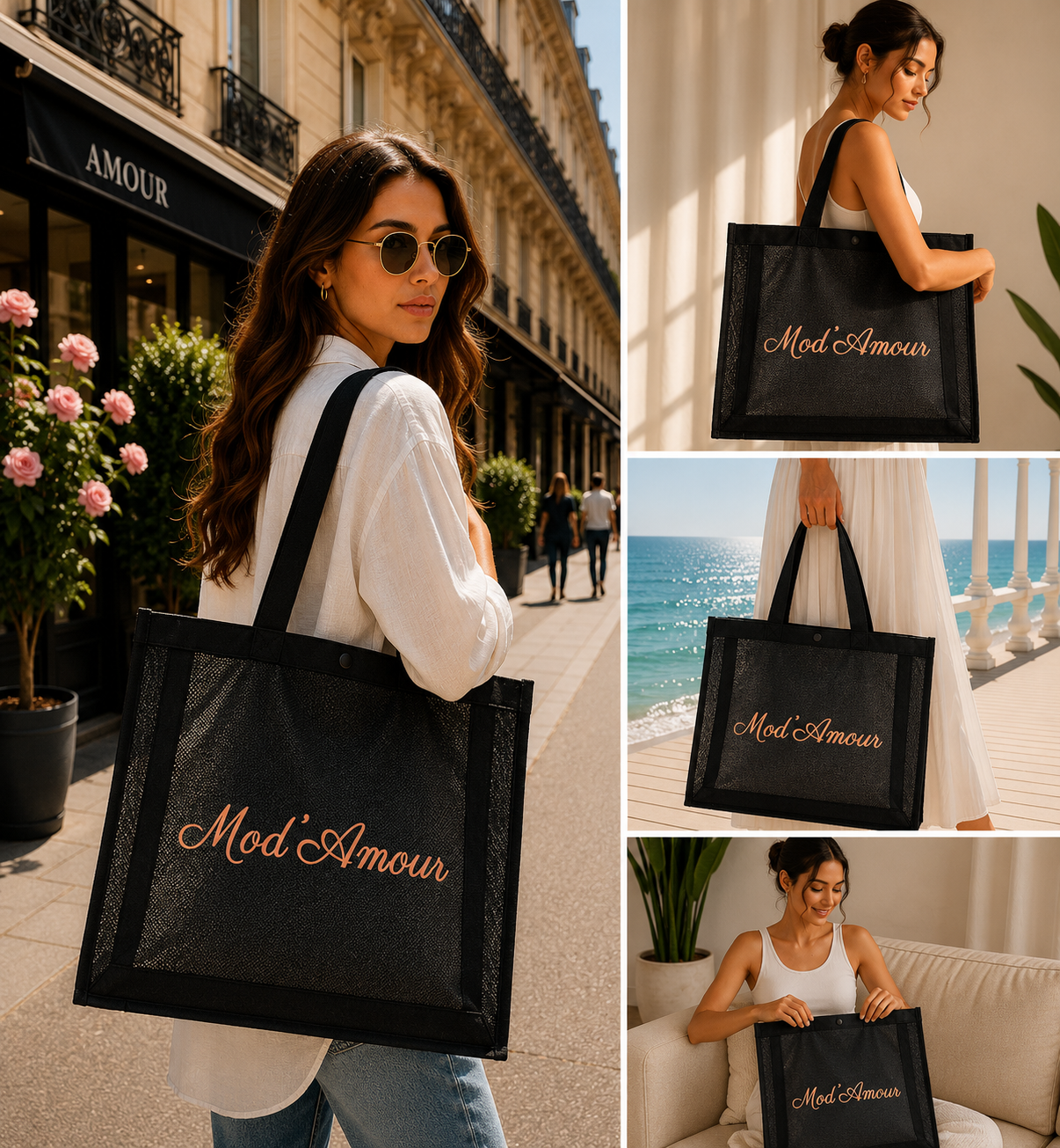 Sac Cabas Mod’Amour Noir