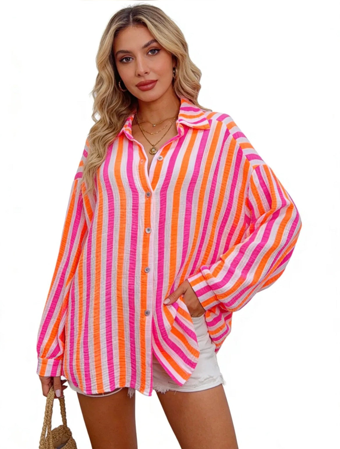 Chemise Sunset Rayée