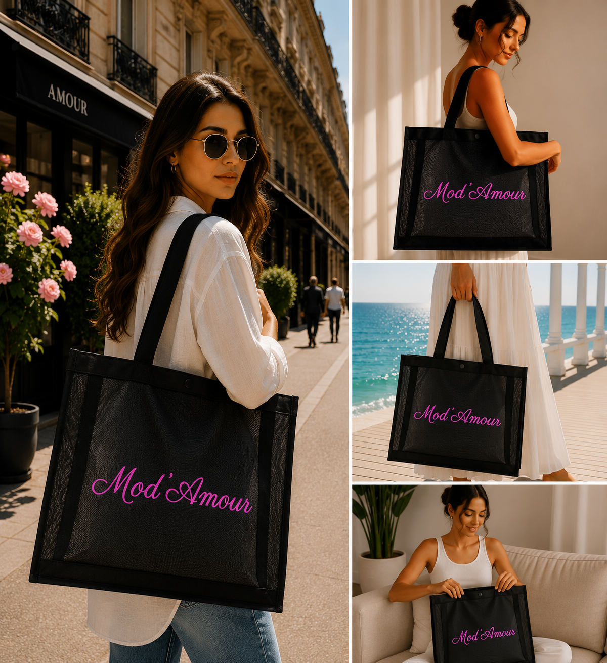 Sac Cabas Mod’Amour Noir