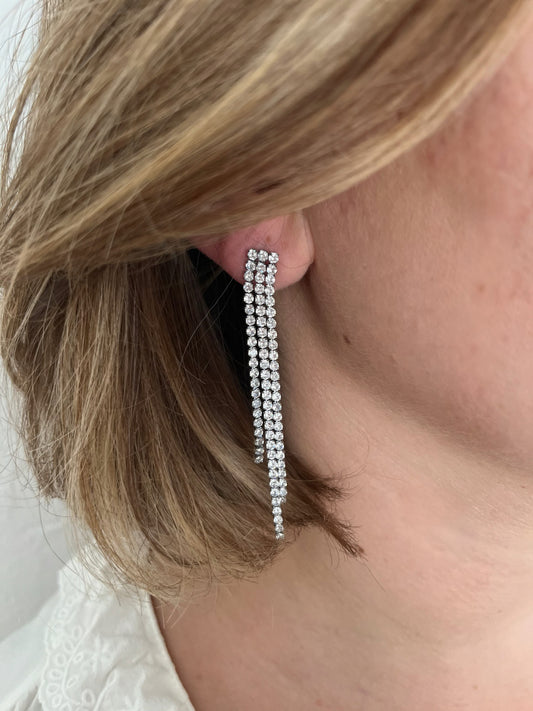 Boucles d’oreilles Strass