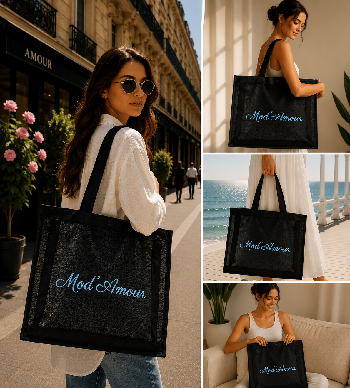 Sac Cabas Mod’Amour Noir