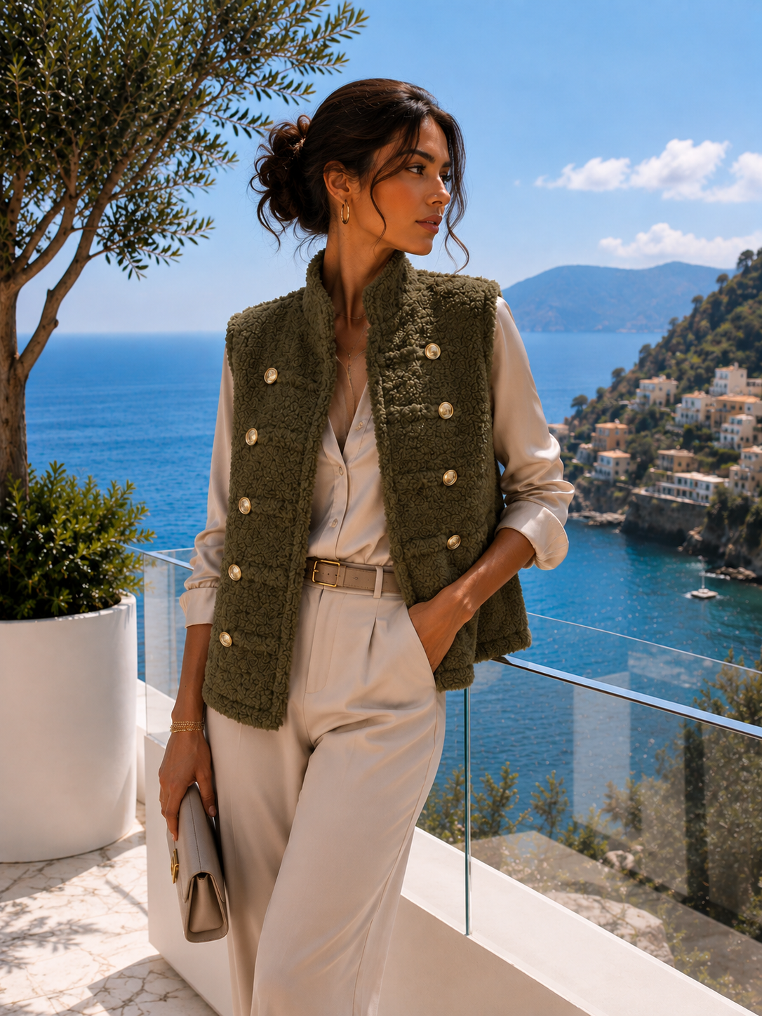 Gilet Pistache