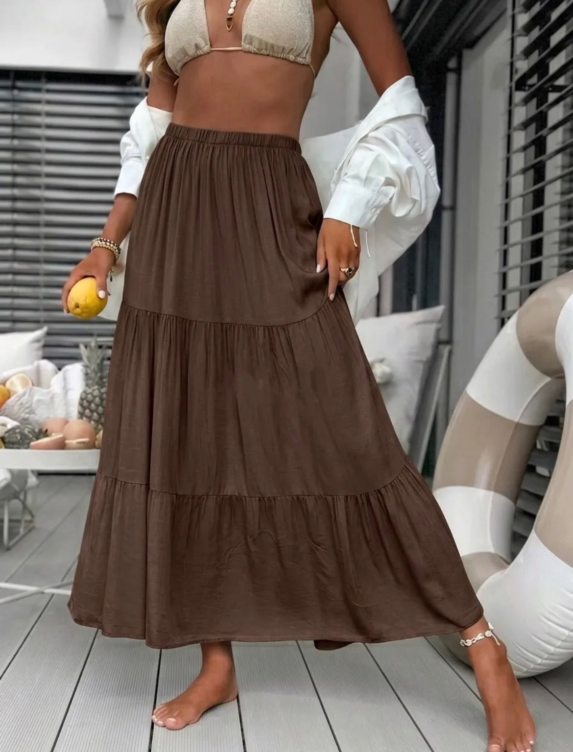 Jupe longue Azura