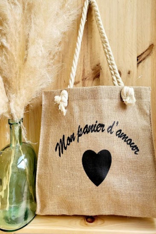 Cabas Mon Panier d'Amour