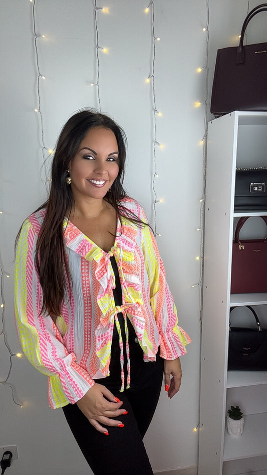 Blouse Fiona Blanche