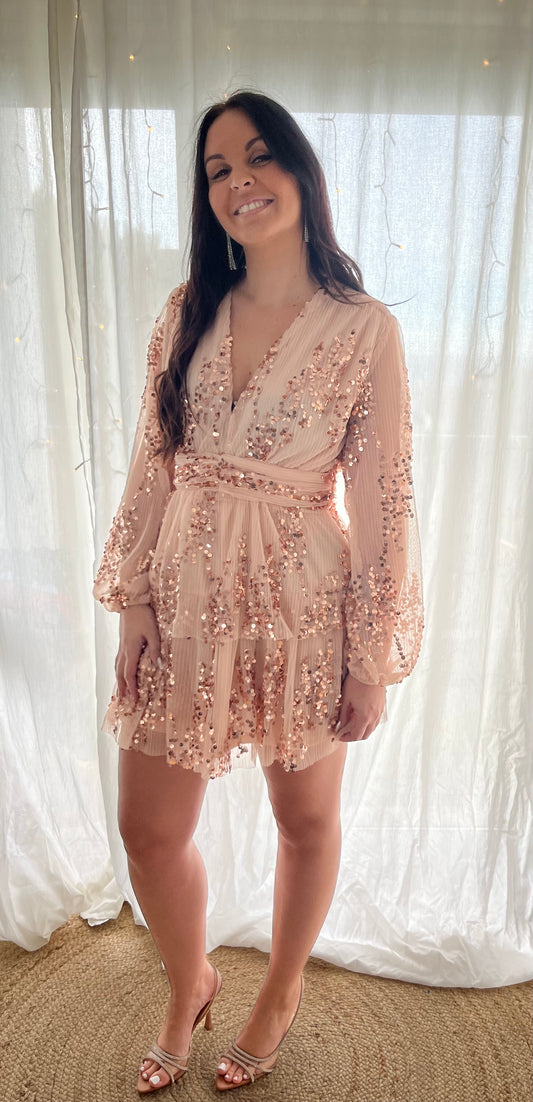 Robe Noël Pink Gold
