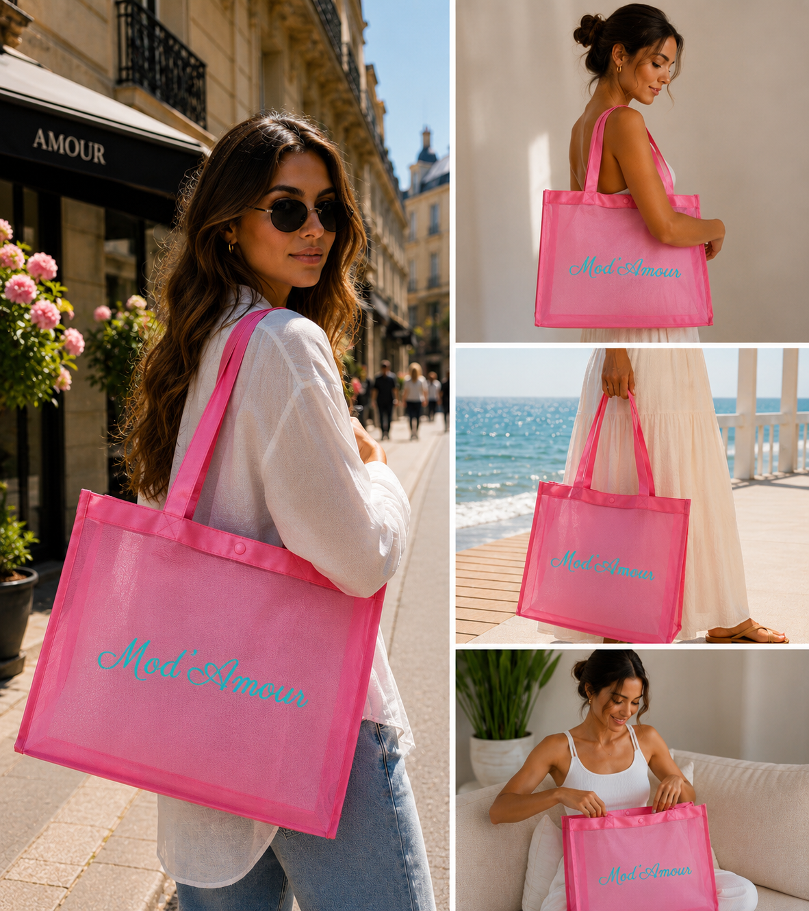Sac Cabas Mod’Amour Rose