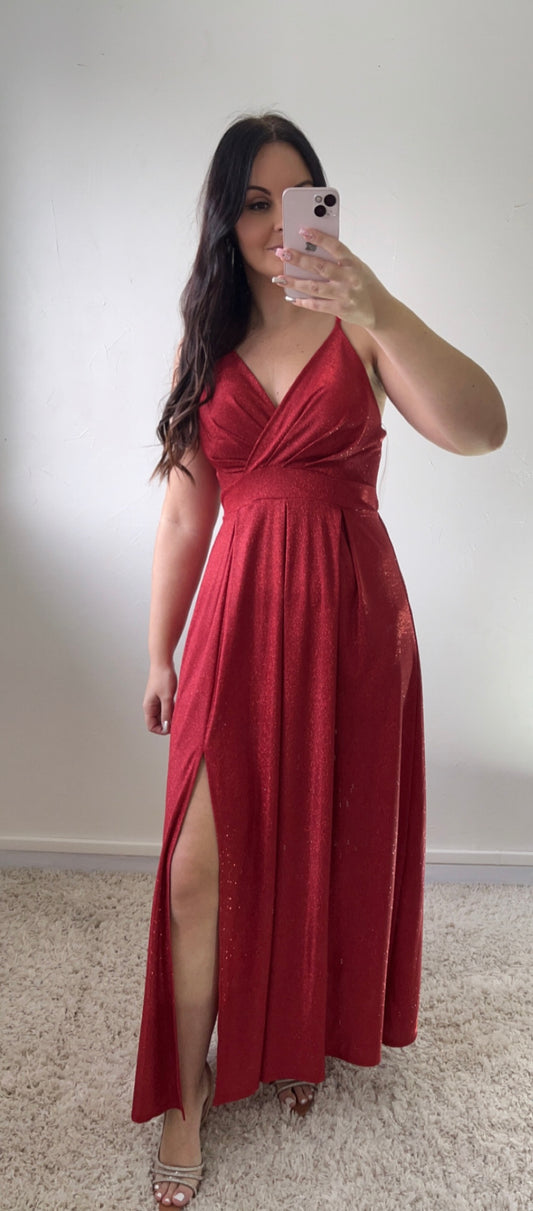 Robe Glitter Red