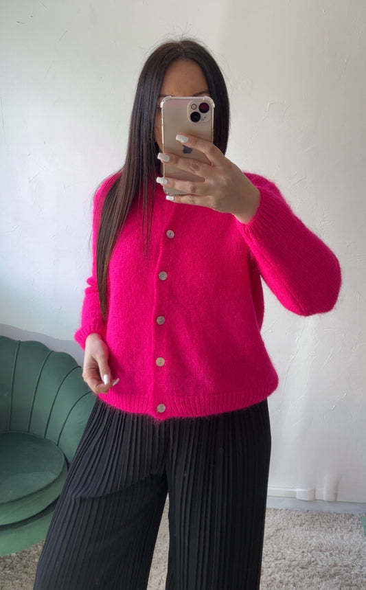 Gilet Gaïa Fuchsia
