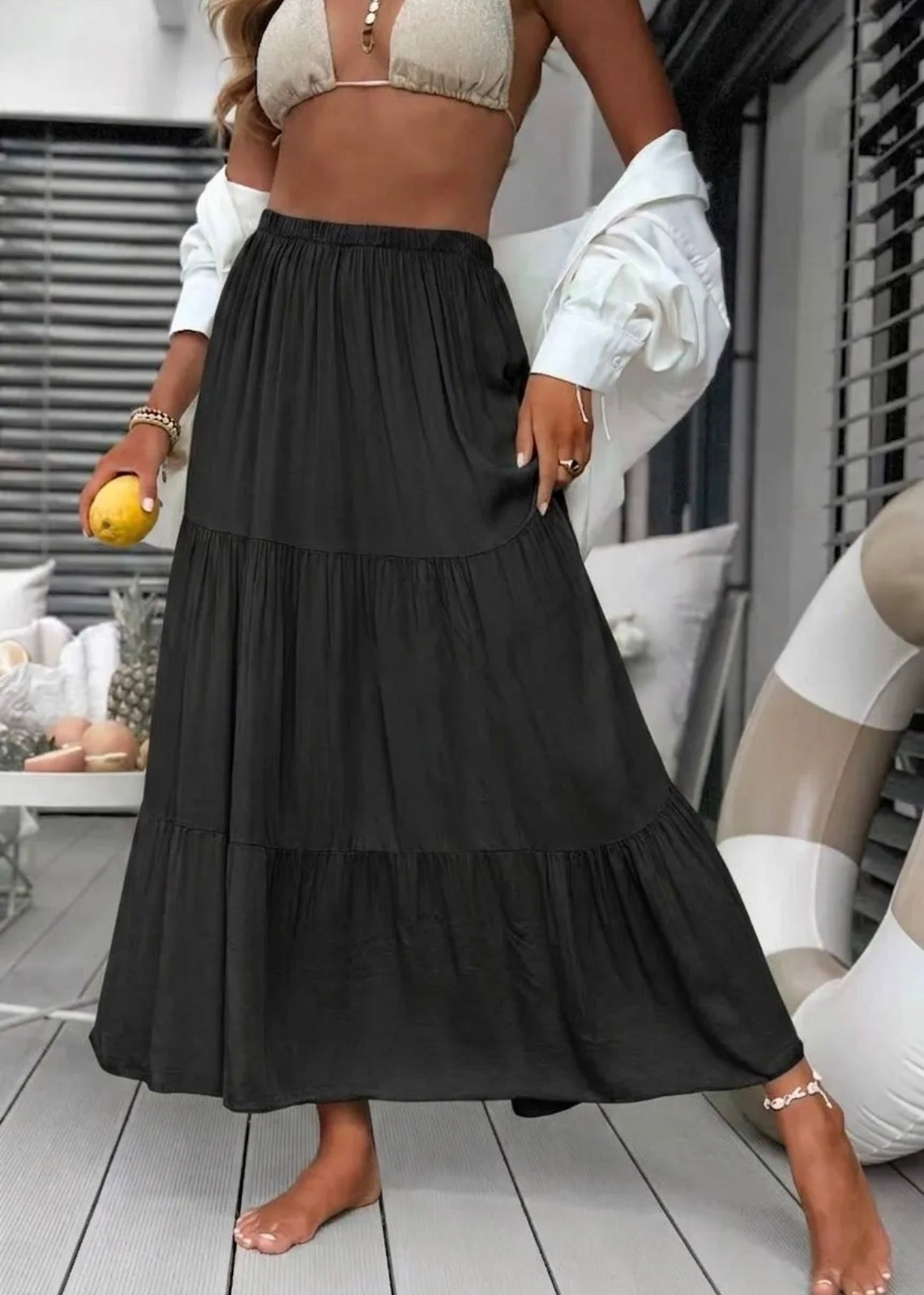 Jupe longue Azura
