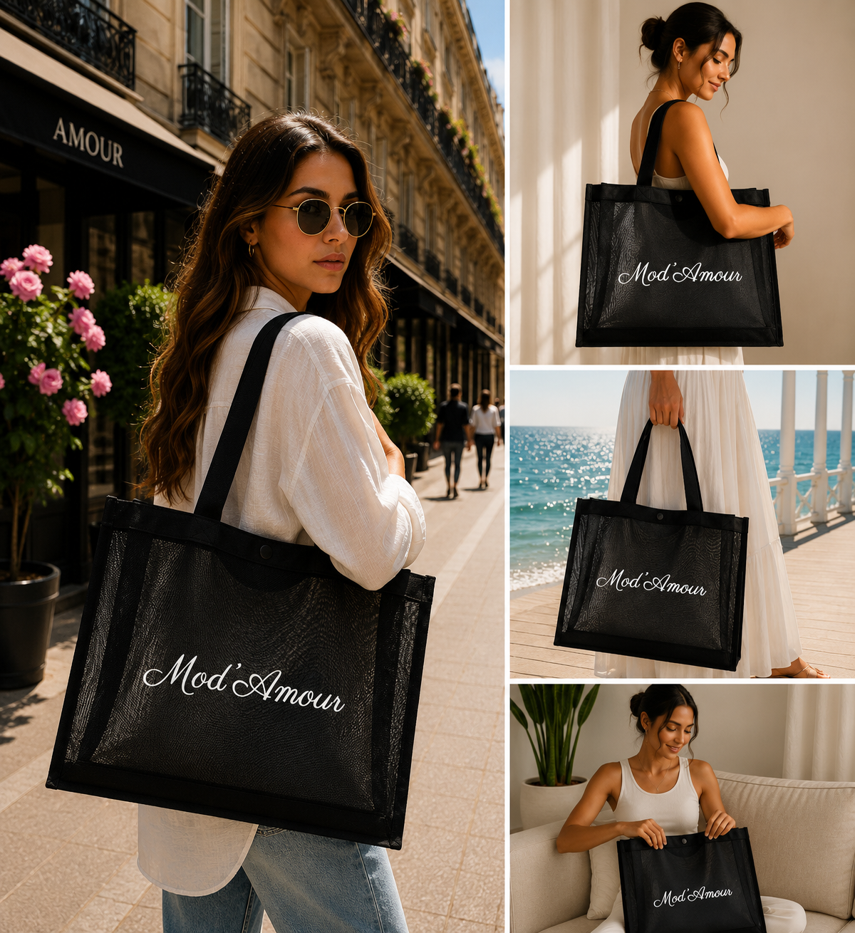 Sac Cabas Mod’Amour Noir