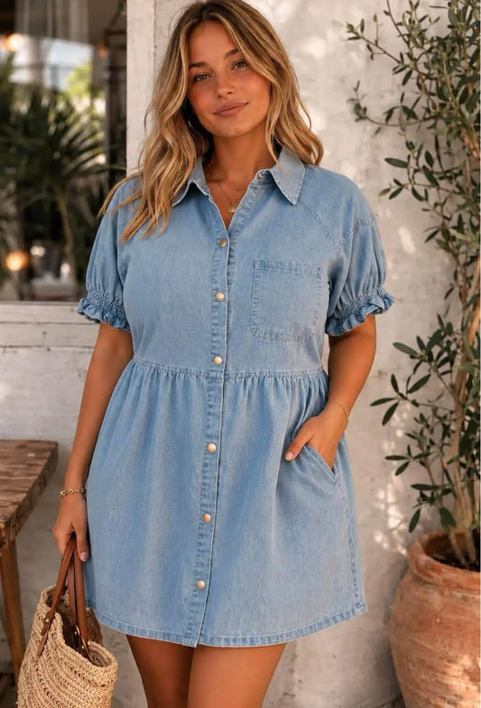 Robe Chemise Denim