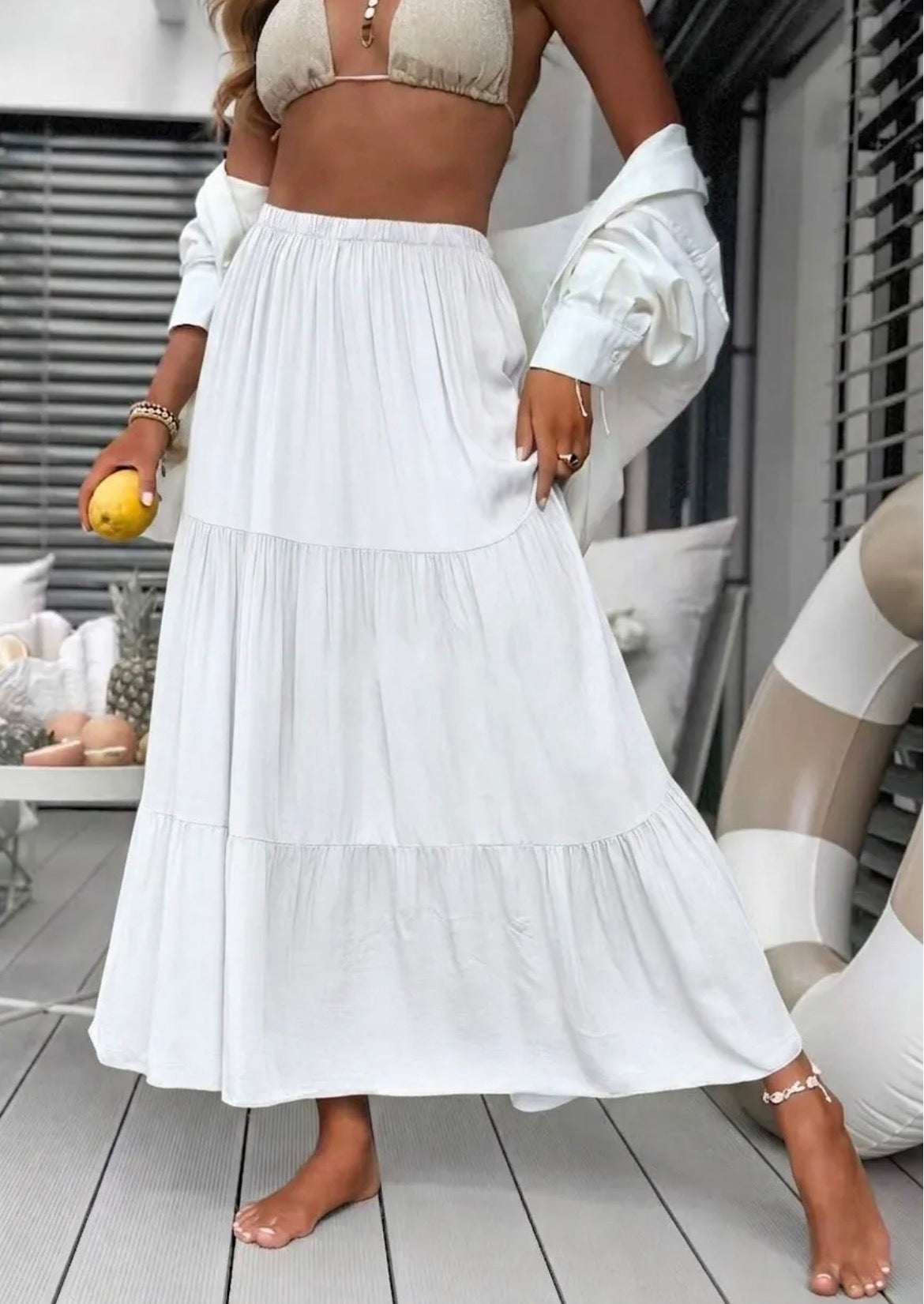 Jupe longue Azura