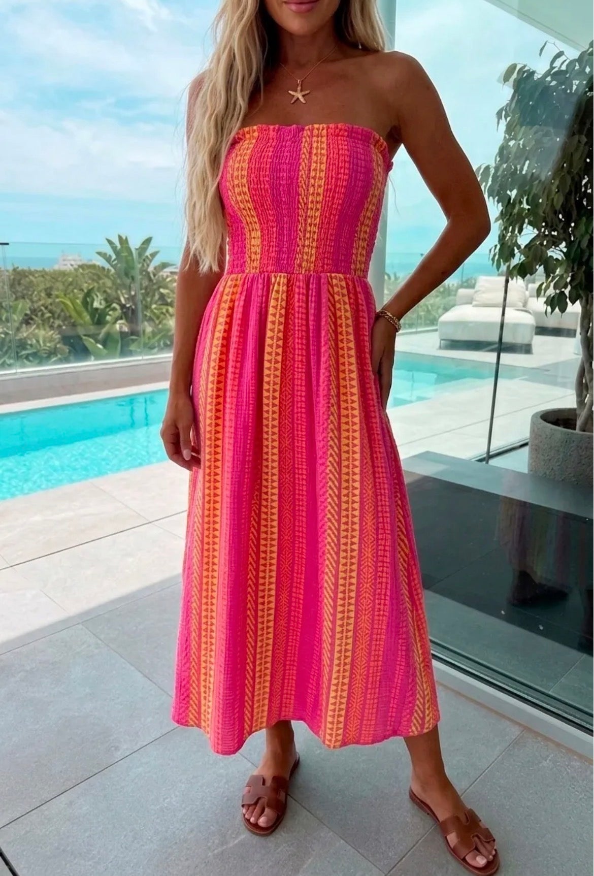 Robe Rayé Calypso