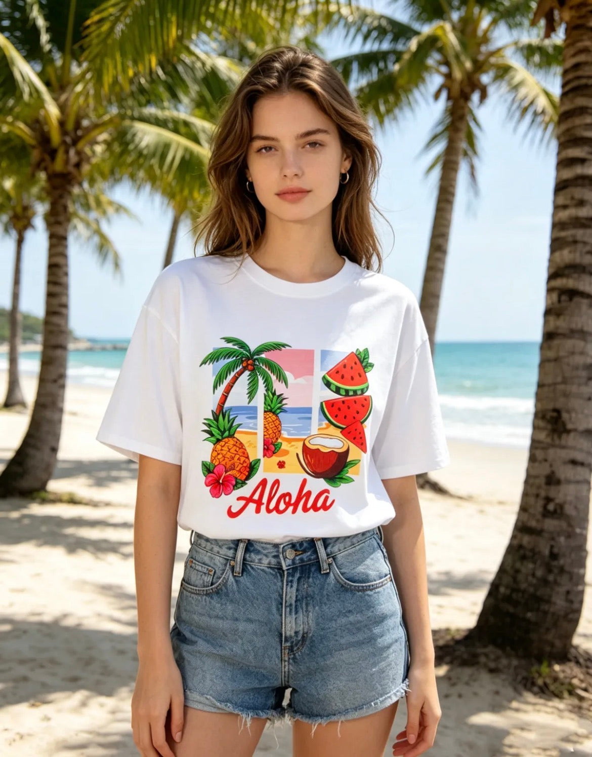 T-shirt Aloha