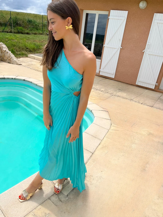 Robe Cléor Turquoise