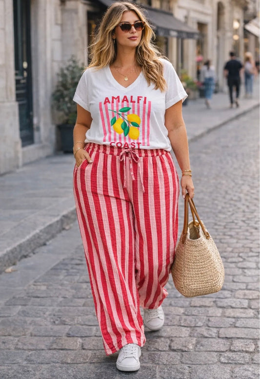Pantalon Dolce Rayures