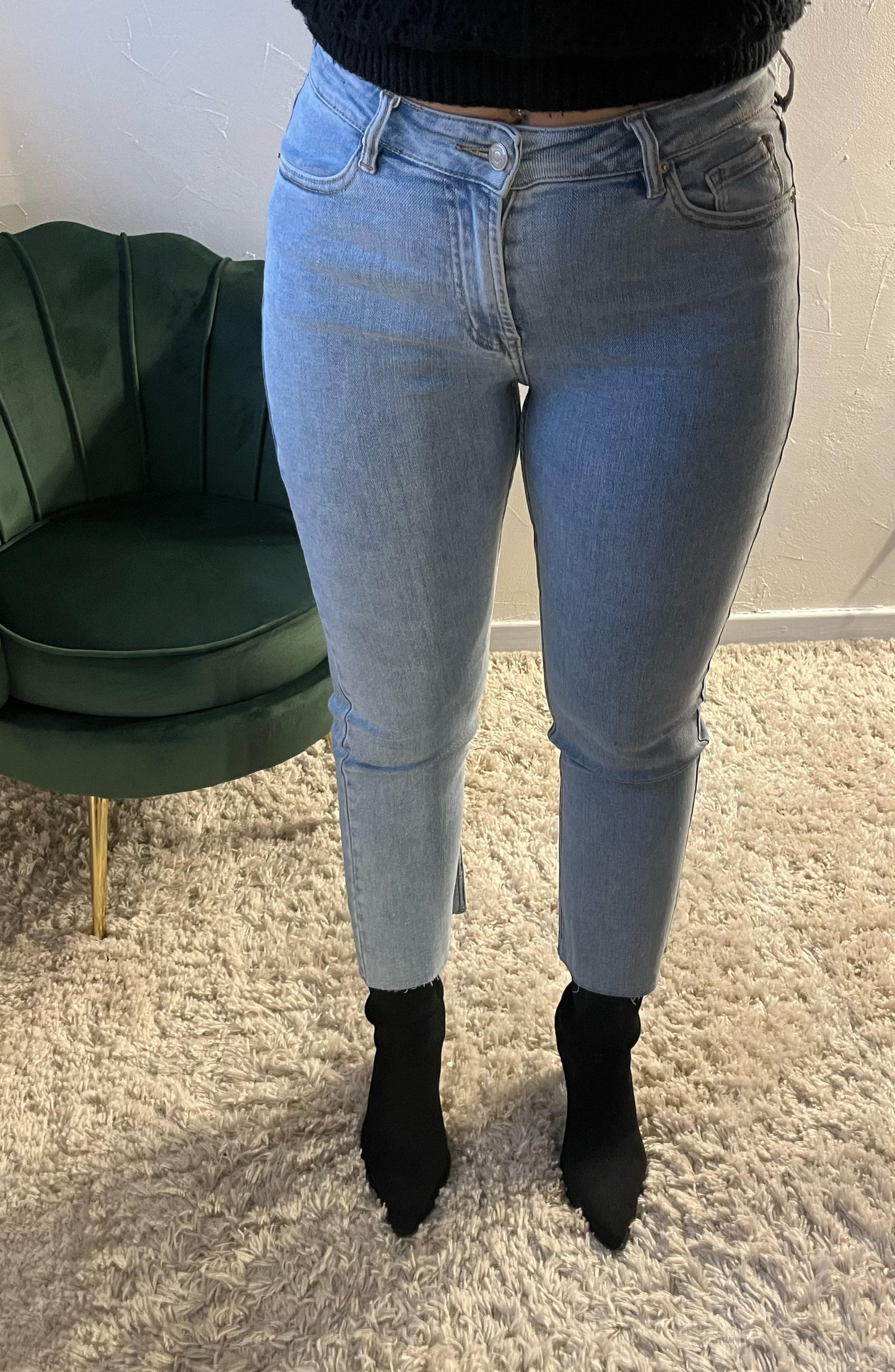 Jean cropped flare
