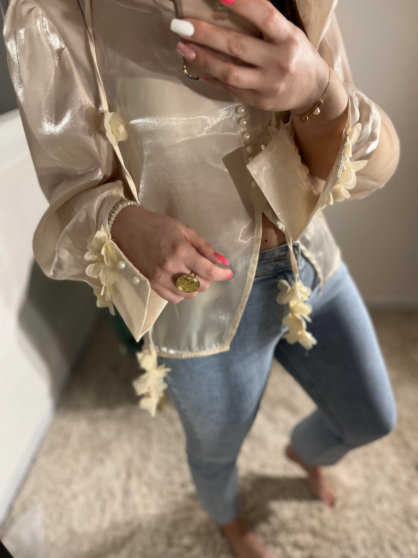 Blouse nacré